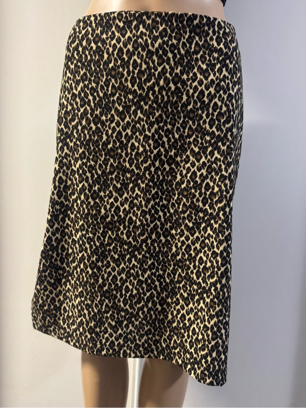 Cheetah Pencil Skirt with Slits